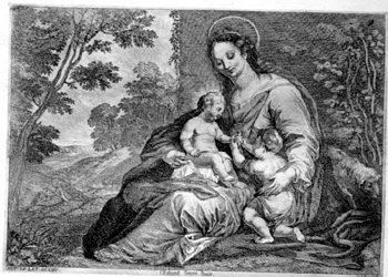 Maria mit Christuskind und Johannesknaben