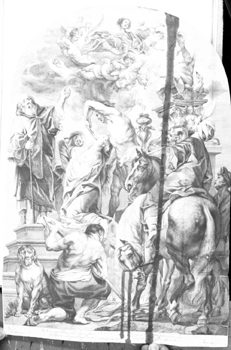 Martyrdom the St. Apollonia of Alexandrien
