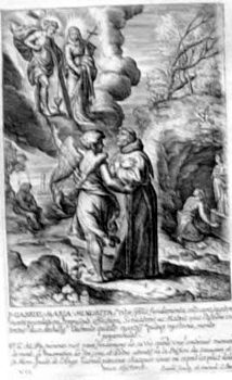 P. Gabriel Maria mit einem Engel