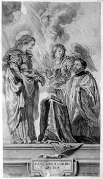 Mary with Christ Child and a Saint