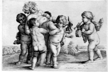 A little Satyr tragende Children