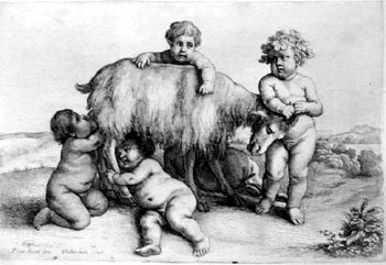 Children with a Bock