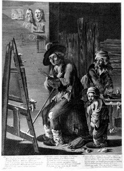 Allegorical Representation - The harte Life of a Malers