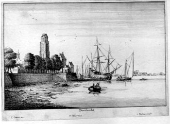 View of the Hafens of Dordrecht