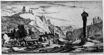 Landscape with a Bildstock