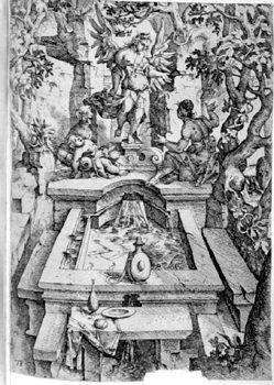Brunnenentwurf with Angel