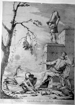 Allegorical Representation - Trauernder Philosoph - Vanitas