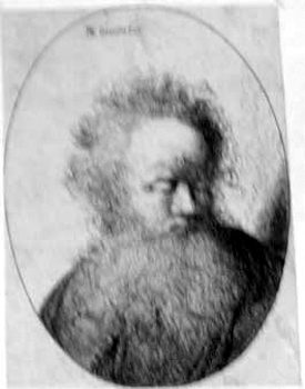 Bust Portrait of a bärtigen Greises