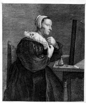 Toilette a älteren Woman