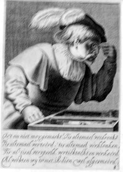 Eine verlorene Partie Backgammon