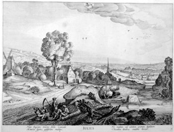 Allegorische Monatsdarstellung - Juli