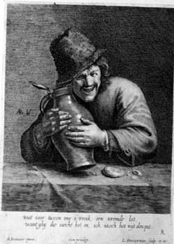 Allegorische Darstellung  der Todsünden - Freßsucht
