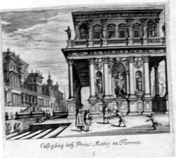 Loggia im Palazzo Mattei in Florenz