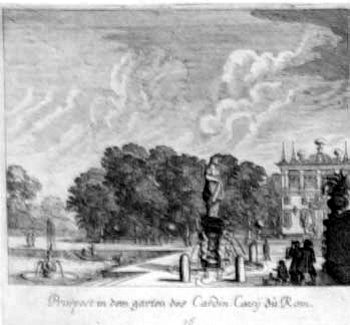 Garten von Kardinal Coesy in Rom