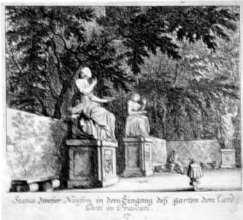 Garten von Kardinal Deti in Frascati