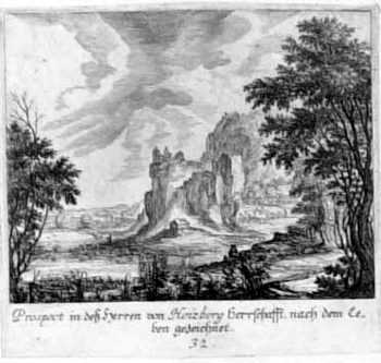 Ansicht der Herrschaft Heizberg in der Steiermark