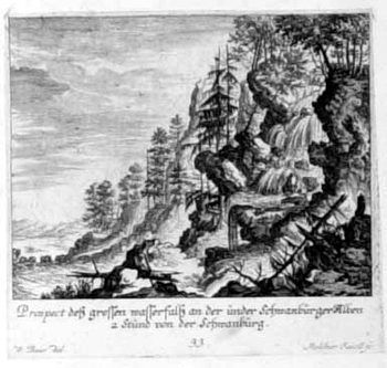 Wasserfall bei Schwanburg