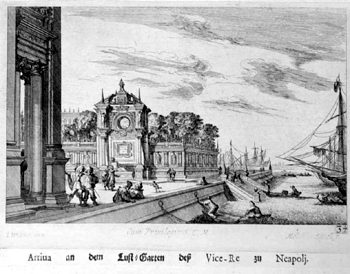 Kai bei der Vizeköniglichen Villa in Neapel