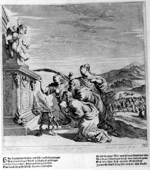 Allegorische Darstellung -  Triumph des Amor profanus