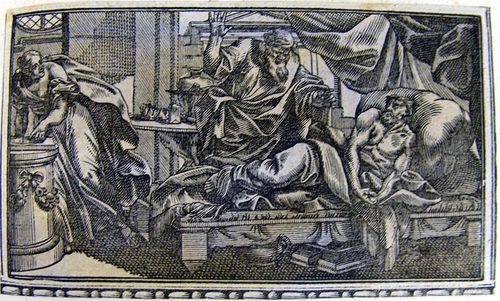 David und Prophet Nathan