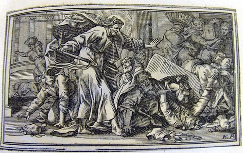 Christus vertreibt die Wechsler aus dem Tempel - Tempelreinigung