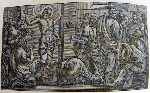 Auferstandener Christus erscheint den Aposteln - Ungläubiger Thomas