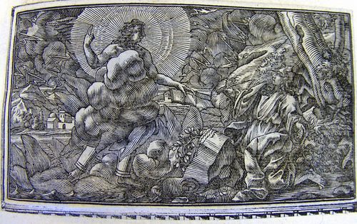 Vision des Engels und des kleinen Buches