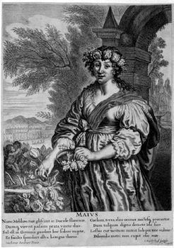 Allegorische Monatsdarstellung  - Mai