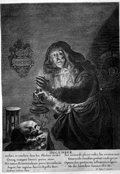 Allegorische Monatsdarstellung  - Dezember