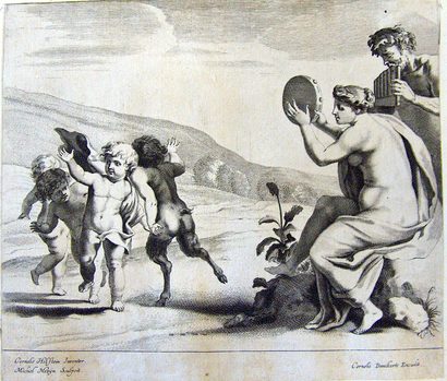 Rundtanz der Kinder und kleiner Satyre