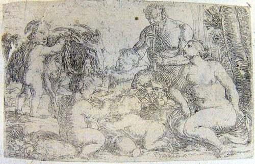Nymphen und Satyre