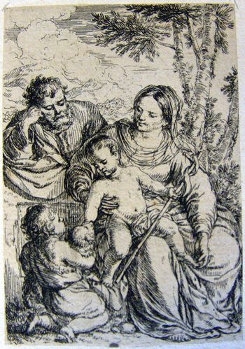 Heilige Familie mit Johannes dem Täufer
