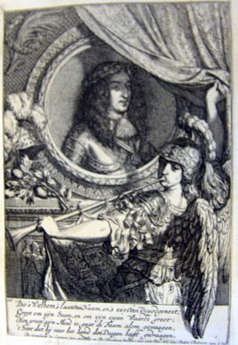 Wilhelm (William) III. von Oranien, König von Großbritannien und Irland Radierung 236 x 160 mm