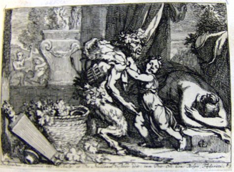 Ein Satyr mit Frau und Putto