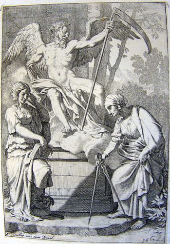 Allegorische Darstellung der Herrschaft der Zeit - Chronos