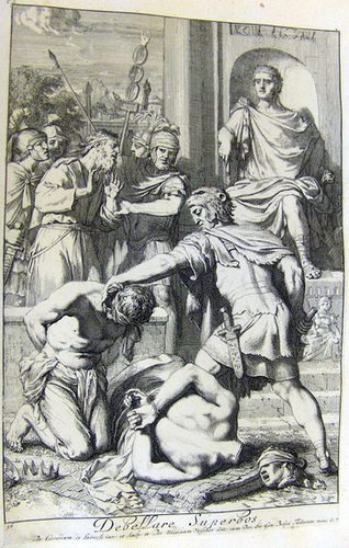 Allegorische Darstellung - Niederkämpfung der Hochmütigen