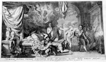 Allegorische Darstellung der Schrecken des Traumes