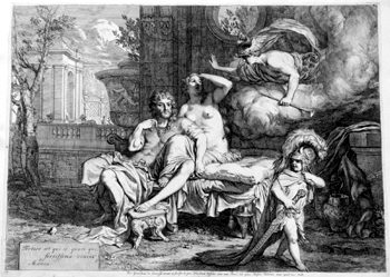 Hermes befiehlt Calypso, Odysseus ziehen zu lassen