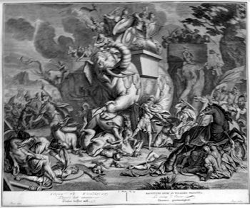 Eleasar tötet einen Elefanten