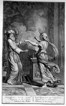 Verkündigung an Zacharias - Verkündigung der Geburt Johannes des Täufers