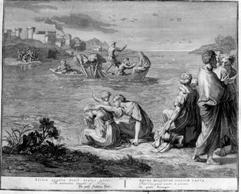 Erster Wunderbarer Fischzug Christi