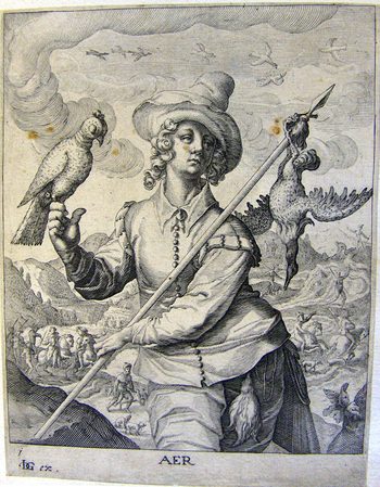 Allegorische Darstellung der Vier Elemente -  Luft