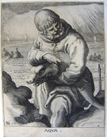 Allegorische Darstellung der Vier Elemente -  Wasser