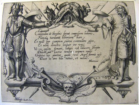Titelblatt >>...<< (latein.Text von H.Grotzius)