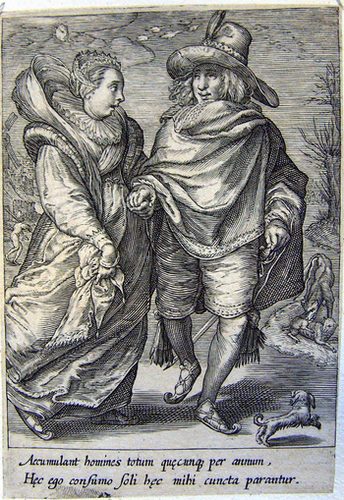 Allegorische Darstellung - Vier Jahreszeiten - Winter