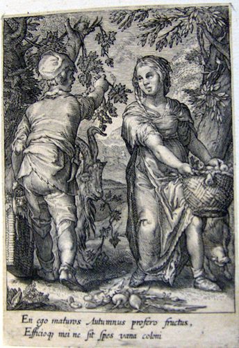 Allegorische Darstellung - Vier Jahreszeiten - Herbst