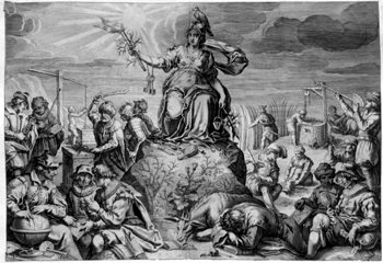 Allegorische Darstellung der Wissenschaften - Minerva