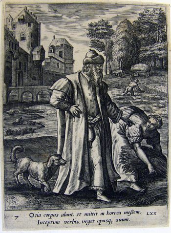Allegorische Darstellung des menschlichen Lebens - Gutsbesitzer