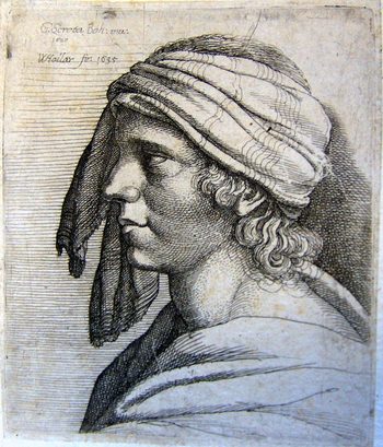Head of a of a Man with a Kopftuch