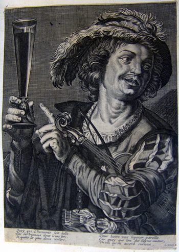 Allegorisches Darstellung - Voller Becher